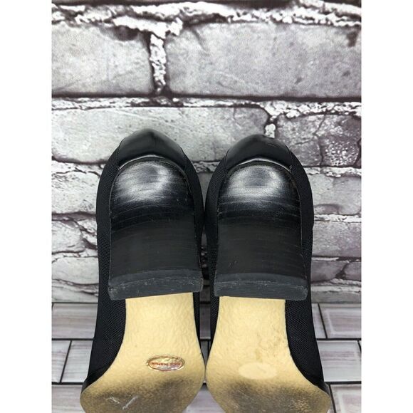 Donald J. Pliner Black Synthetic Square Toe Dress Heels Women’s Sz 7N US/37.5EU - Picture 12 of 16